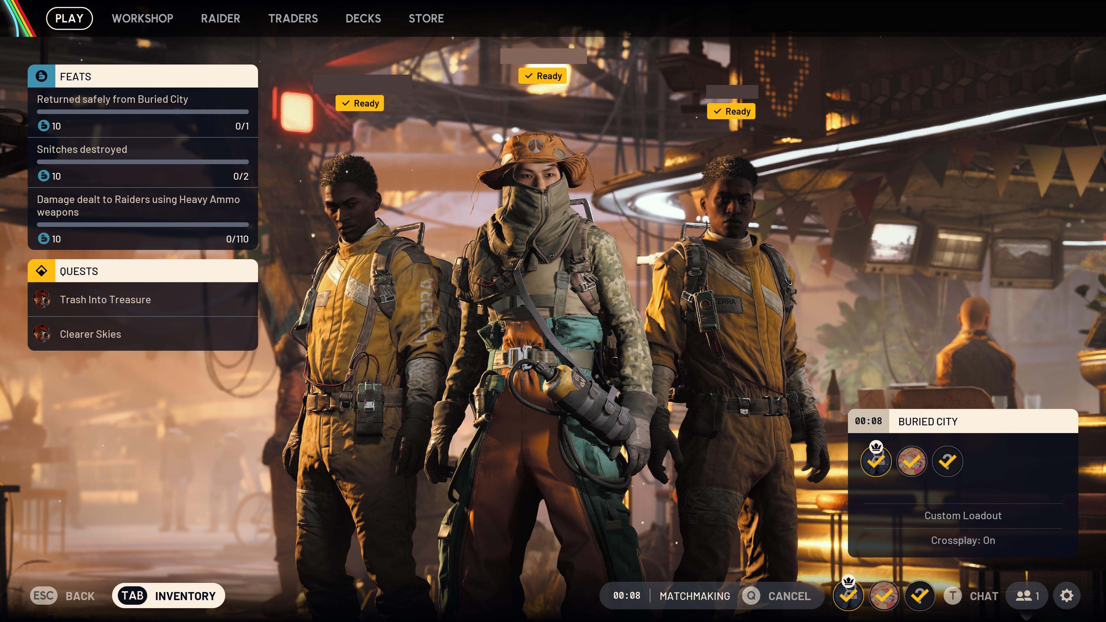 Arc Raiders Beginner Guide: Matchmaking: Play Solo or Join a Squad